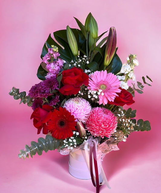 Seasonal Flower Box Arrangement